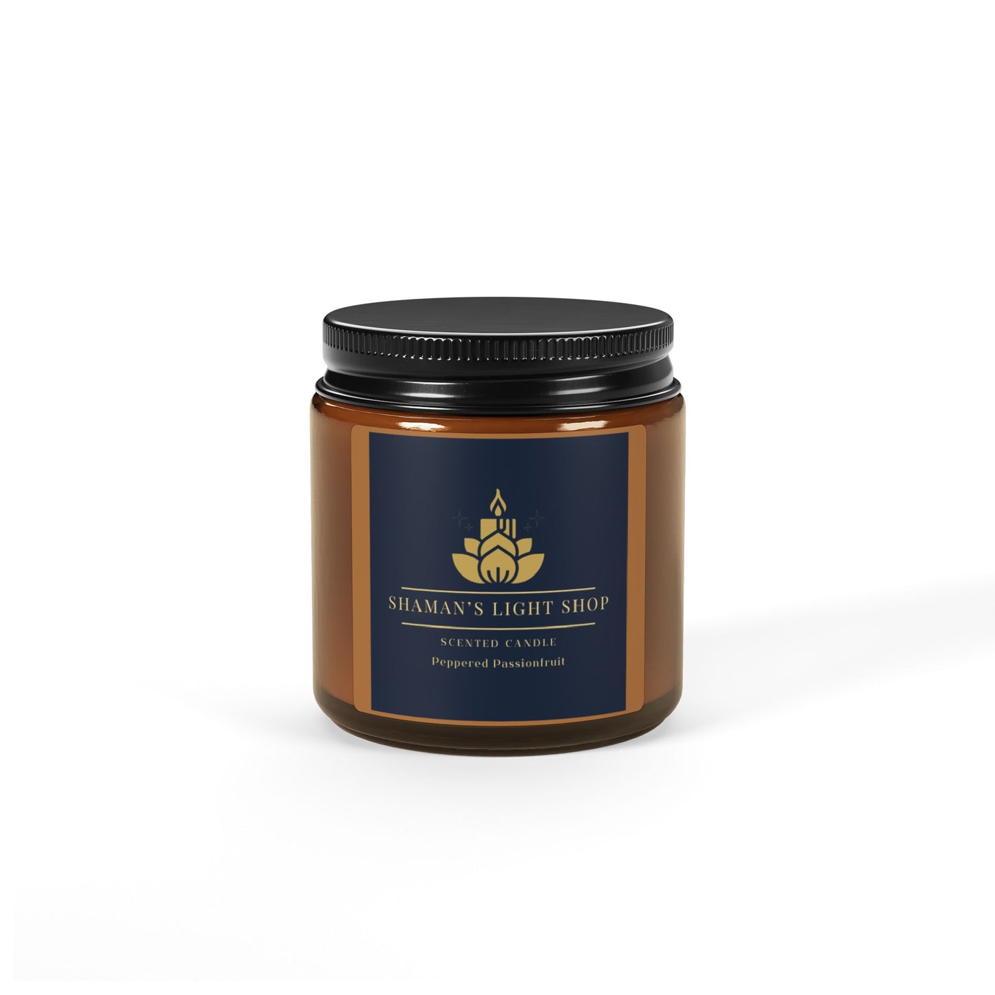 Peppered Passionfruit Scent - Amber Jar Soy Candle