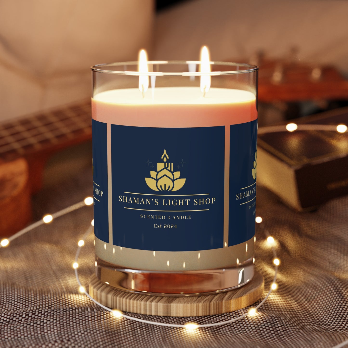Premium Scented Candle - Full Glass, 11oz