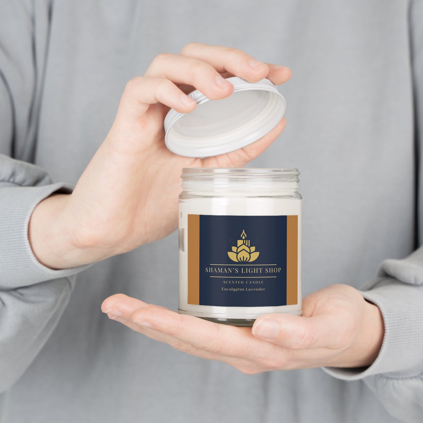 Eucalyptus Lavender Herb Candle, 9oz
