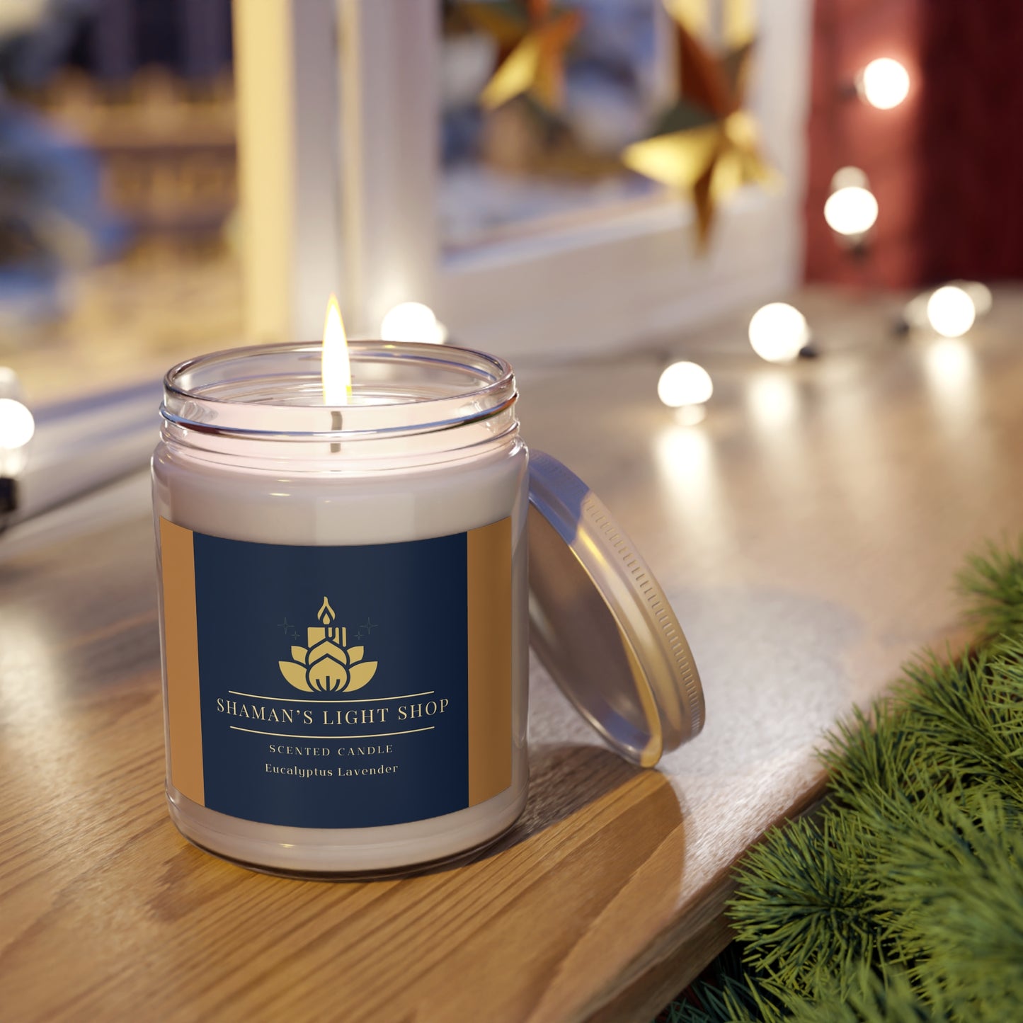 Eucalyptus Lavender Herb Candle, 9oz