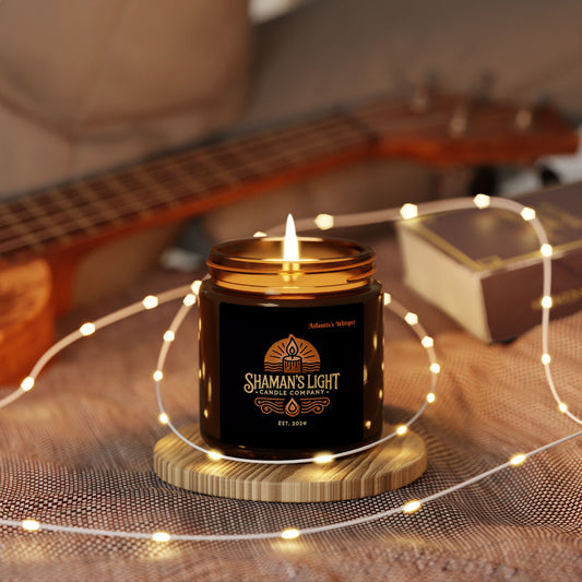 Amber Jar Soy Candle - Atlantis's Whisper Scented Candle