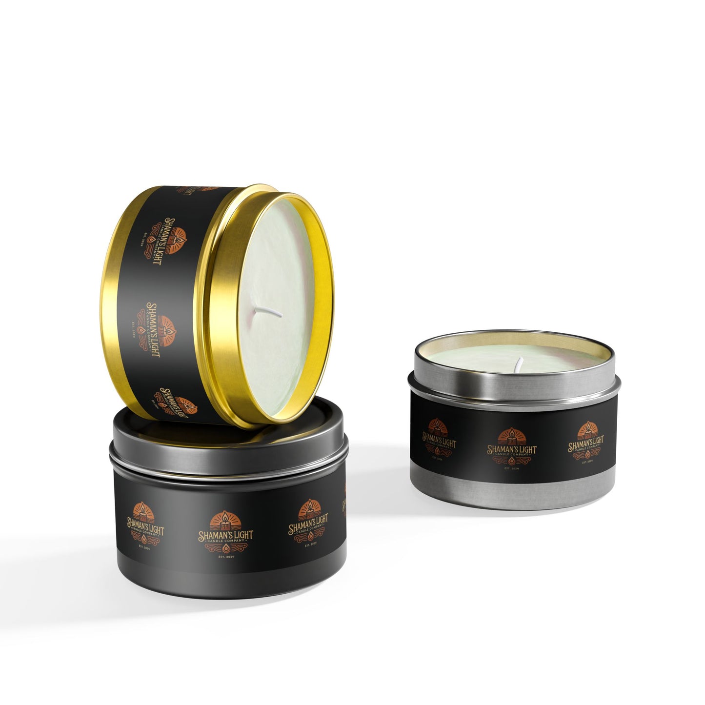 Shaman's Light Tin Candles